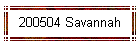 200504 Savannah